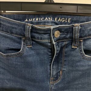 American Eagle Outfitters High Rise Jeans - Dark Blue